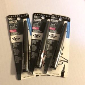 SET OF 3 - Maybelline Master Precise Liquid Eyeliner in 520 Galactic Metal